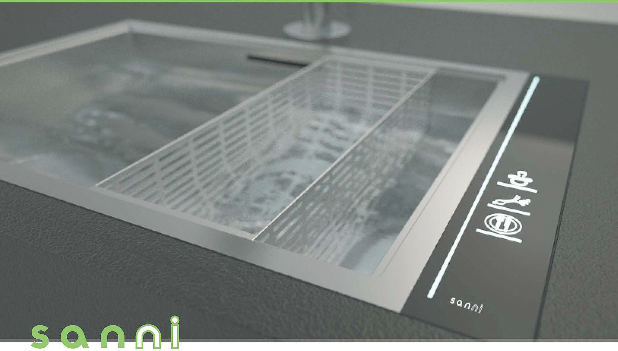 Un lavandino straordinariamente pulito