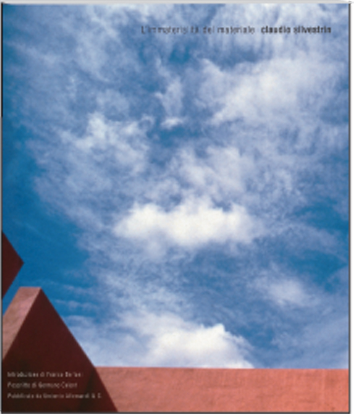 Claudio Silvestrin. Limmaterialità del materiale