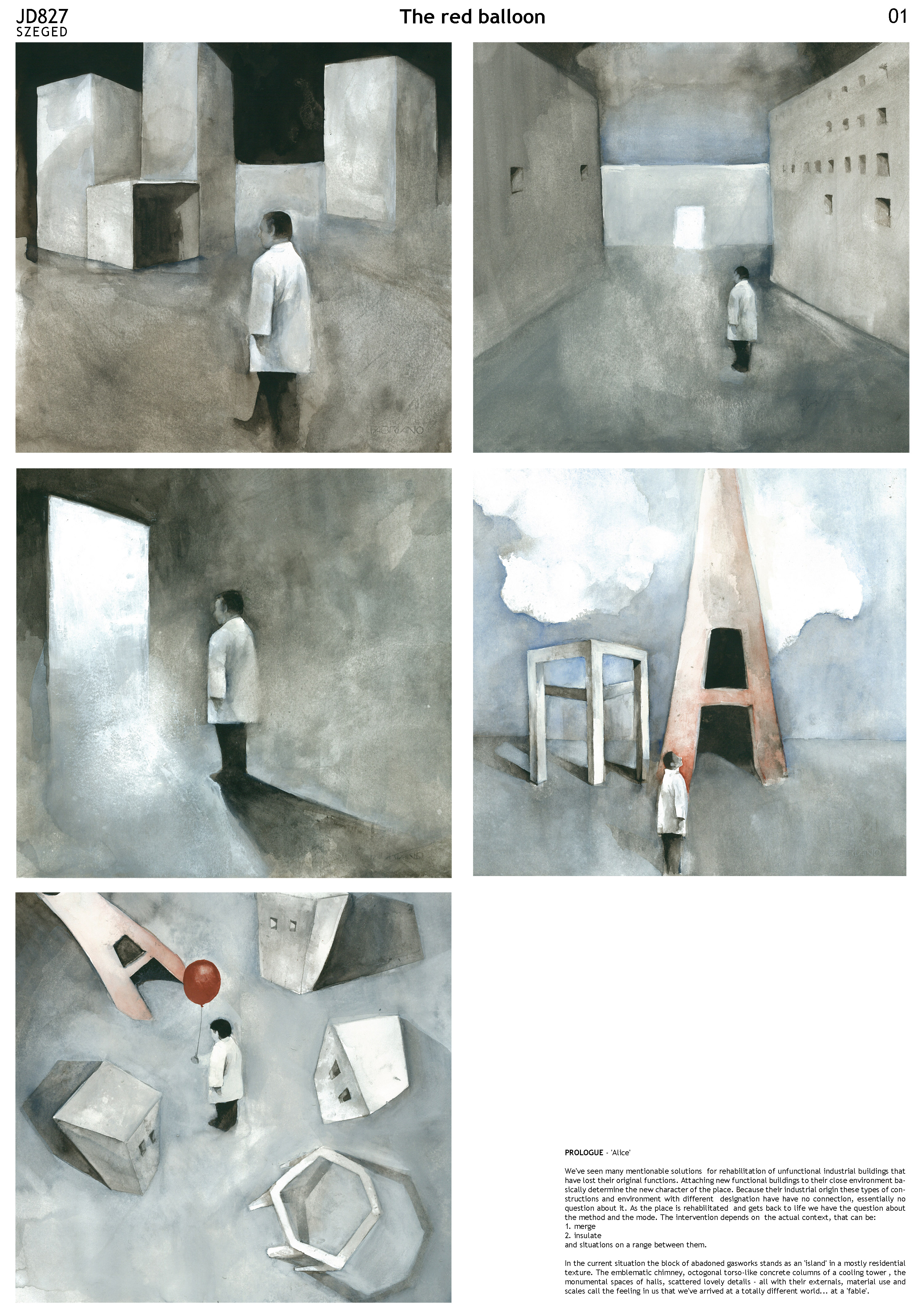 UNGHERIA Szeged «The red balloon»