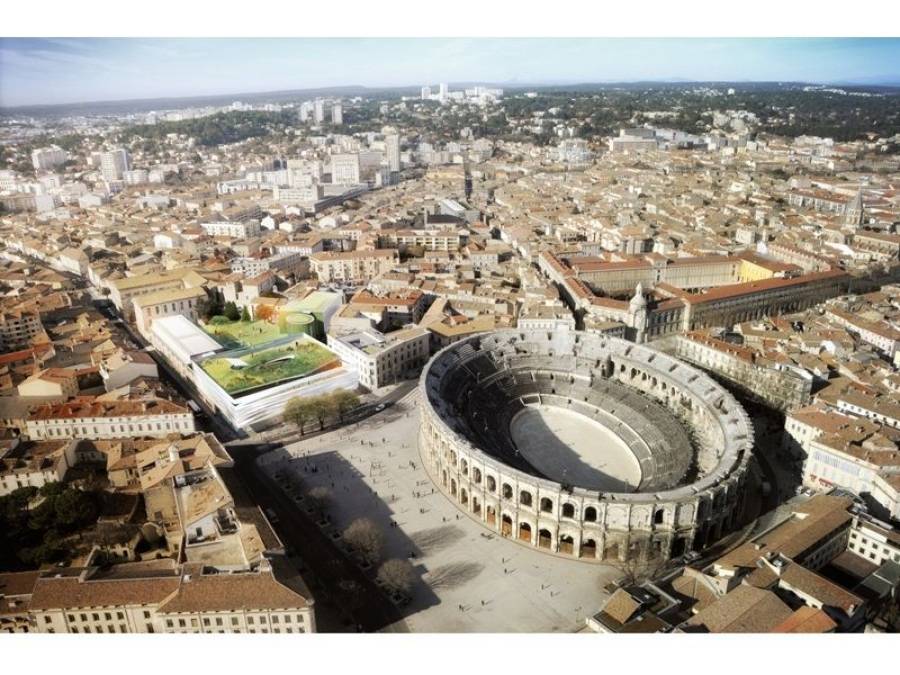 L’arena romana di Nîmes avrà accanto il museo