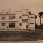 Renzo Zavanella, villa dei direttori dello zuccherificio Schiaffino a Sermide (Mantona, 1931-39), immagine d'epoca