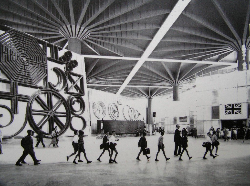 L'allestimento di Gio Ponti per la mostra Italia '61 (©pierluiginerviproject)