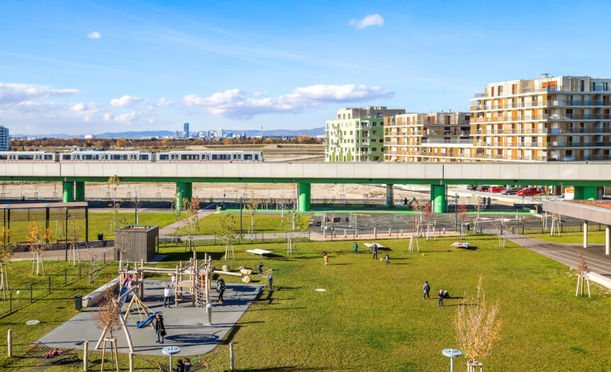 Seestadt-Aspern, sapor di villaggio