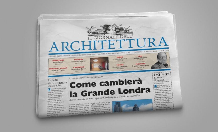 Novembre 2002: come e perché nasce il Giornale dell’Architettura