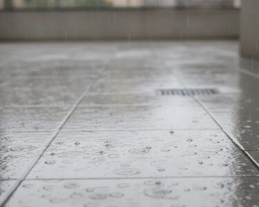 Come proteggere dall’acqua un terrazzo piastrellato?