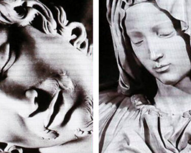 Nelle chiese, quei coperchi di scatole da scarpe al posto del cielo…