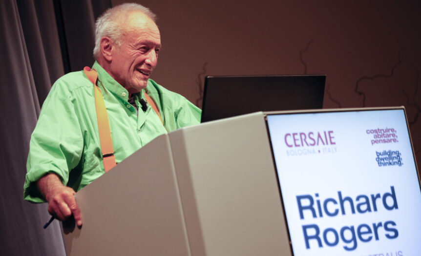Richard Rogers proiettato sempre al futuro, con ottimismo