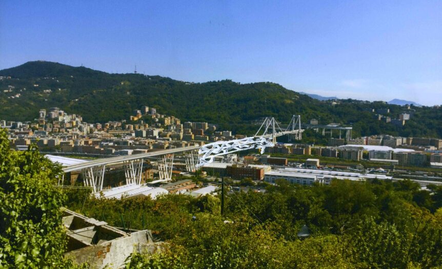 Ponte Morandi, lo sguardo dell’arte per colmare il vuoto