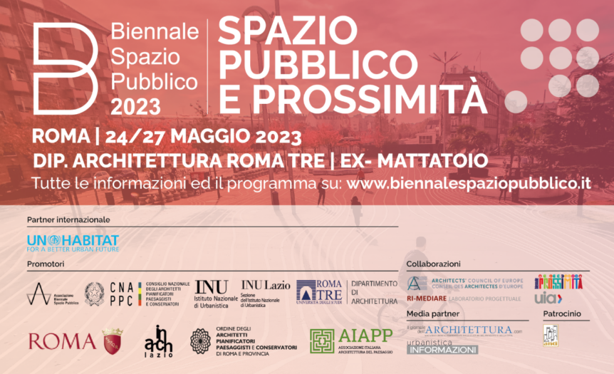 Biennale dello spazio pubblico, al via la settima edizione