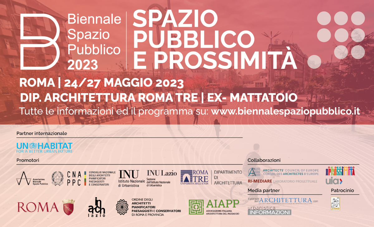 Biennale dello spazio pubblico, al via la settima edizione