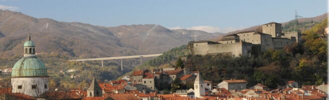 Il castello del Piagnaro a Pontremoli, sede del Museo delle statue stele della Lunigiana