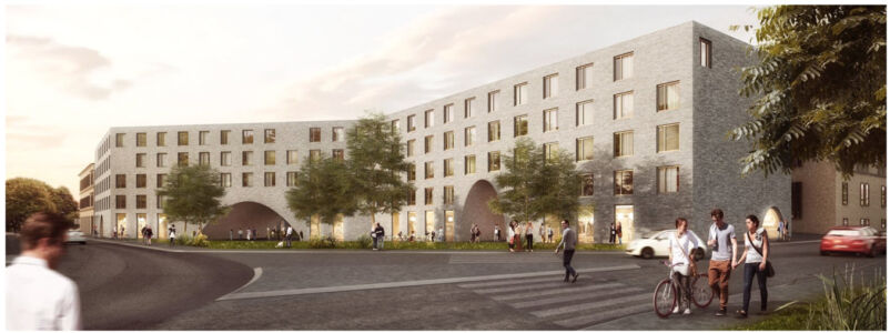 Progetto di recupero dell'ex caserma Montelungo-Colleoni (© studio Barozzi-Veiga)