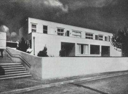 Josef Frank, casa per appartamenti all'esposizione del Werkbund (Weißenhofsiedlung), Stoccarda, 1927
(Foto © MAK)