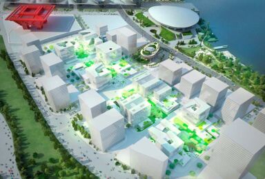 Schmidt Hammer Lassen, masterplan Greenvalley a Shanghai