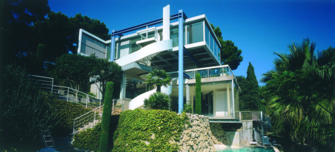 Claude Parent e André Bloc, villa Bloc ad Antibes (1961; foto © Dominique Delaunay)