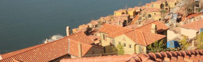 Lago di Erhai, provincia dello Yunnan: veduta del villaggio Whispering Sea, 2015 (foto Michele Bonino)