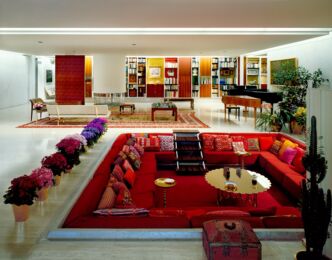 Miller House, Columbus, Indiana, 1953-1957 (Photo: Balthazar Korab courtesy of The Library of Congress)