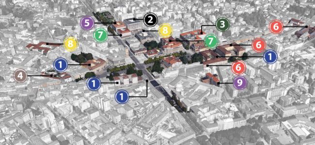 Gli edifici pubblici del centro piacentiniano