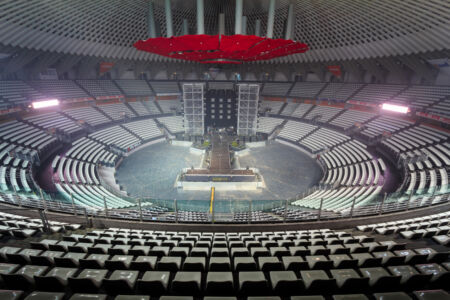 Palazzo dello sport all'EUR a Roma (foto di Carlo Tartaglia, Courtesy All Events Spa)