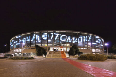 Palazzo dello sport all'EUR a Roma (foto di Carlo Tartaglia, Courtesy All Events Spa)