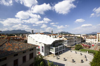 L'area di progetto del teatro (foto di Stefano Anzini)