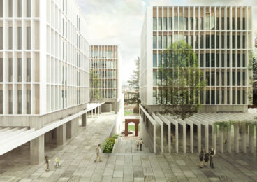 Il progetto vincitore per il nuovo teatro, di Fernando Pardo Calvo (capogruppo)