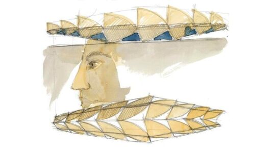 Schizzo di Santiago Calatrava per il Museo do Amanhã