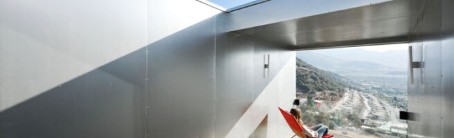 S.Irarrazaval, Casa Caterpillar a Barnechea, Santiago del Cile (foto S. Pirrone)