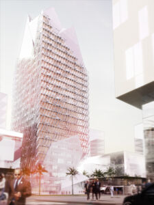 Torre del distretto finanziario di Casablanca (Morphosis)