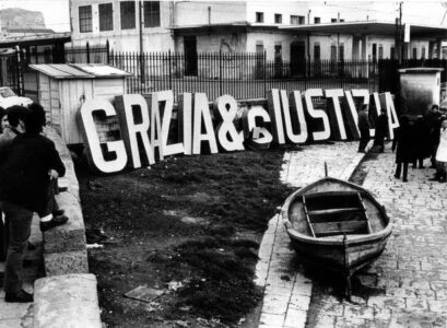 Gianni Pettena, "Grazia&Giustizia" (VI Festival di Musica d'avanguardia, Palermo 1968)