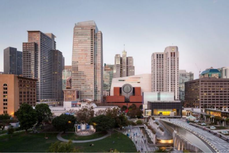 The new SFMOMA, view from Yerba Buena Gardens; photo: © Henrik Kam, courtesy SFMOMA