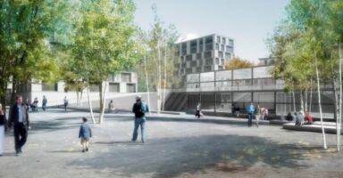 eaux-vives, Place de la Gare, MSV Architectes