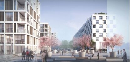 eaux-vives, projet laureat, B+W Architecture