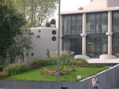 Il Centro civico di Segrate oggi, dettaglio