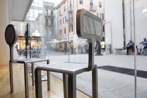 Mr Statuario & Miss Calacatta, Designed by SA+A Arch. Marco Andreoni, BRUNO LUCCHETTI MARMI E GRANITI SRL (Biblioteca Civica)