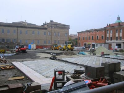 Riqualificazione Piazza Kennedy, area di cantiere (© Domenico Mollura)