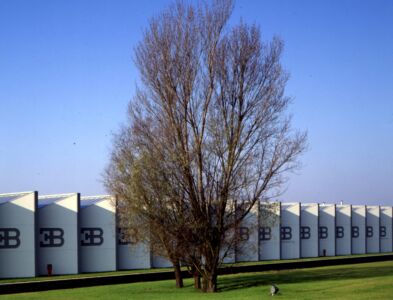 Fabbrica Bugatti: l'edificio produzione