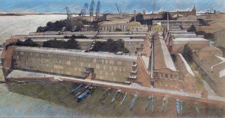 Progetto per la ristrutturazione dell'area ex Junghans, Giudecca, Venezia 1995 (con Eugenio Cipollone, Laura Federici, Paolo Orsini, Patrizia Polmeni)