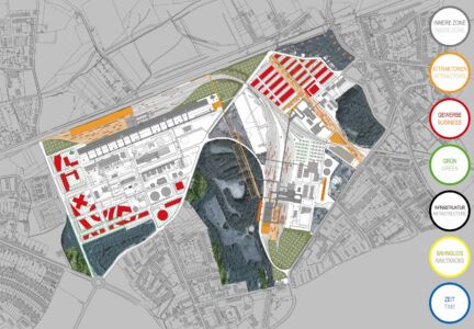 Masterplan per l’area delle miniere di carbone Zeche Zollverein a Essen, Germania, 2001-2010 (© Oma)