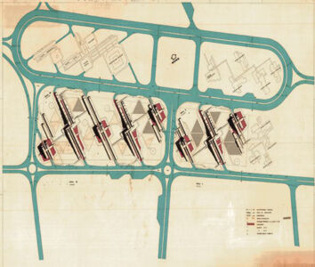 Vele di Scampia, planimetria di progetto (© cityvisionweb)
