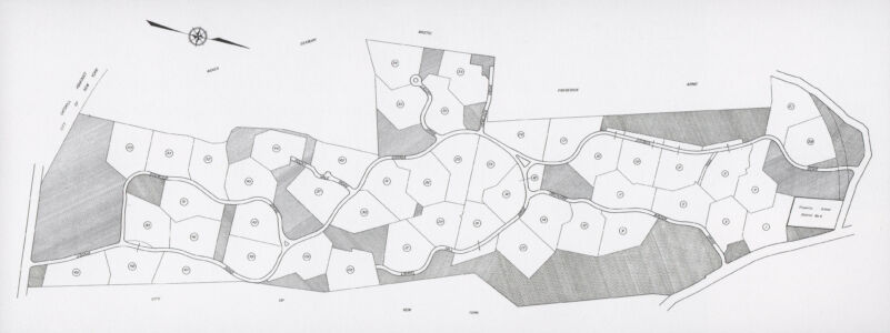 Usonia plan (R. Reisley, J. Timpane, Usonia New York, Building a Community with FLW p.152