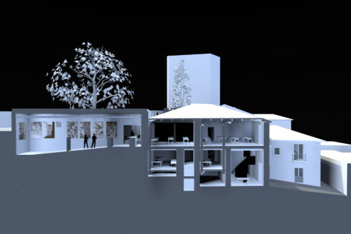 Isolato dos Lagares, corte longitudinale