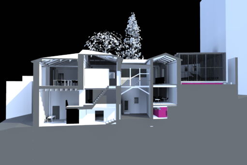 Isolato dos Lagares, corte trasversale