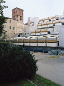 Iginio Cappai, Pietro Mainardis. Olivetti Hotel, Ivrea, 1967–75 © Werner Feiersinger