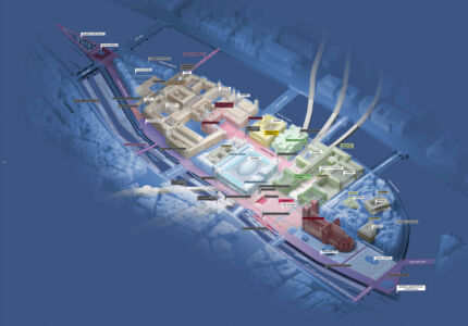 Il programma funzionale
(© Dominique Perrault Architecture / DPA-ADAGP)