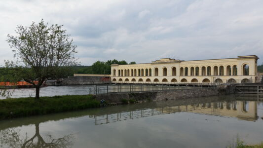 Il nodo idraulico con l’opera di presa di Panperduto sul Ticino