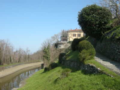 Il Canale Villoresi a Tornavento, nei pressi dell’aeroporto di Malpensa