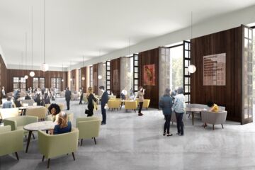 HdK Terrace Hall, lounge © Chipperfield Architects