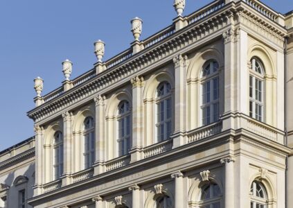 Barberini Palace, dettaglio della facciata principale