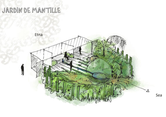 S’ispira alla mantiglia, lo scialle di pizzo usato dalle donne nelle cerimonie, il Jardin de Mantille della francese Maia Agor, attraverso giochi di luci e ombre